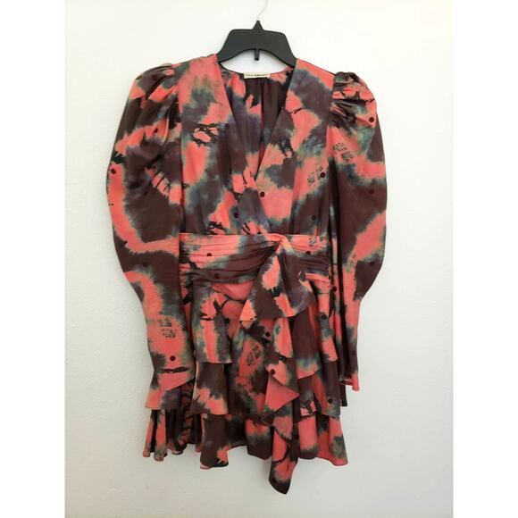 Ulla Johnson Semira Mini Dress in Rosewood - Picture 4 of 12